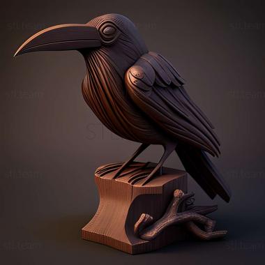 3D model Ravenswood Flo famous animal (STL)